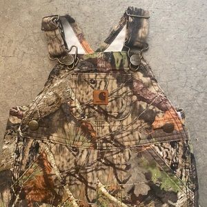 Baby Boy 9M Camo Carhartt Overalls